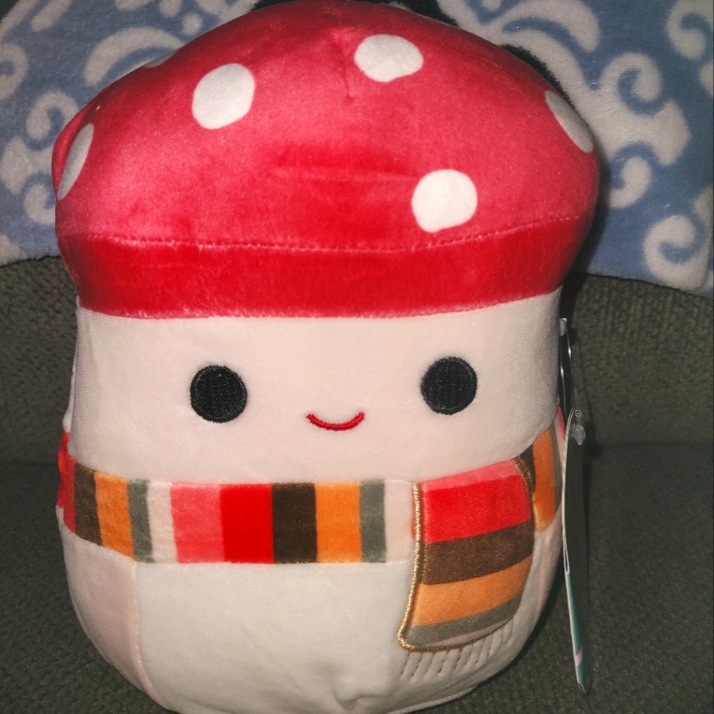 Malcolm the Mushroom with Scarf